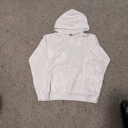 White Denim Tear Hoodie 