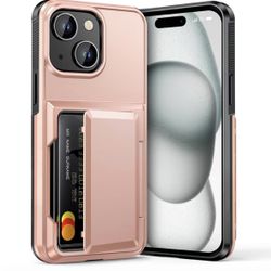 Brand New iPhone 15 Case Wallet with Card Holder 