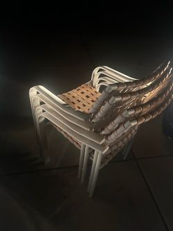 4 pairs of chairs
