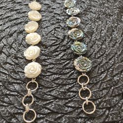 Bracelet Silver White Or Multi