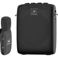 WinBridge S5 Portable Voice Amplifier with Wireless Lapel Mic