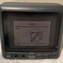 Clarion video monitor