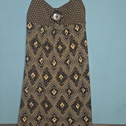 EUC Vintage Style Maxi Dress 