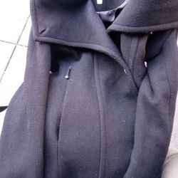 Calvin Klein Wool Peacoat Size Petite Small 