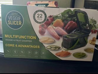 22-Piece Multifunction Veggie Slicer & Fruit Chopper