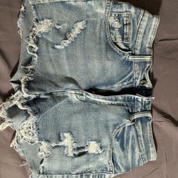SHEIN denim shorts #denimshorts