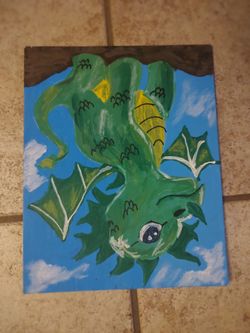 Baby Dragon Painting / Art