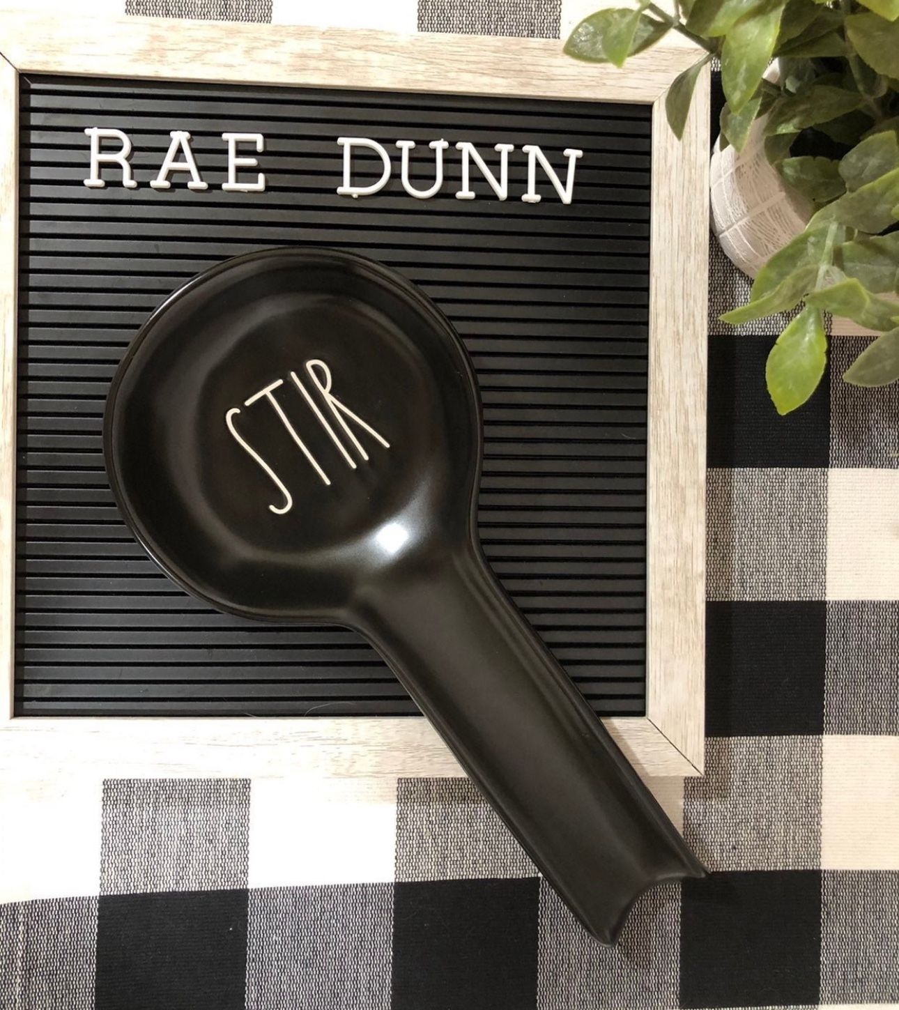 New Rae Dunn Spoon Rest Stir Farmhouse Kitchen Decor