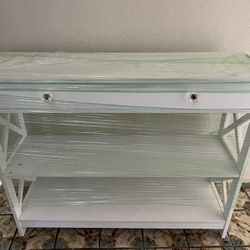 Console Table/ Bookshelf- $20