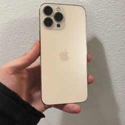 Apple iPhone 13 Pro Max Unlock No Sim Restrictions 128gb Gold Color Takes Sim Cards  Great Conditions 