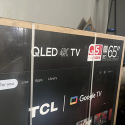 QLED TCL SMART 4K smart tv Google tv