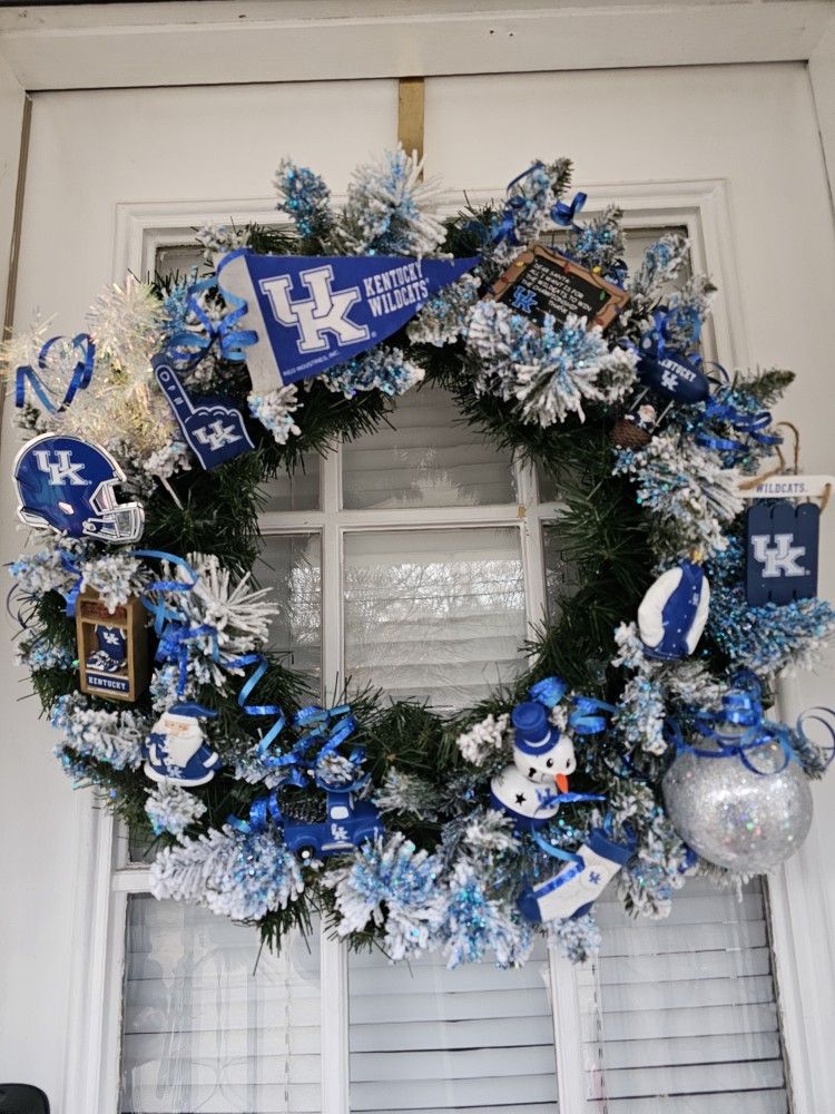 Handmade UK xmas Wreath