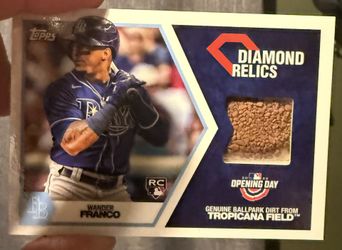 Wander Franco 2022 Topps: Opening Day Diamond Relics Dirt Rookie