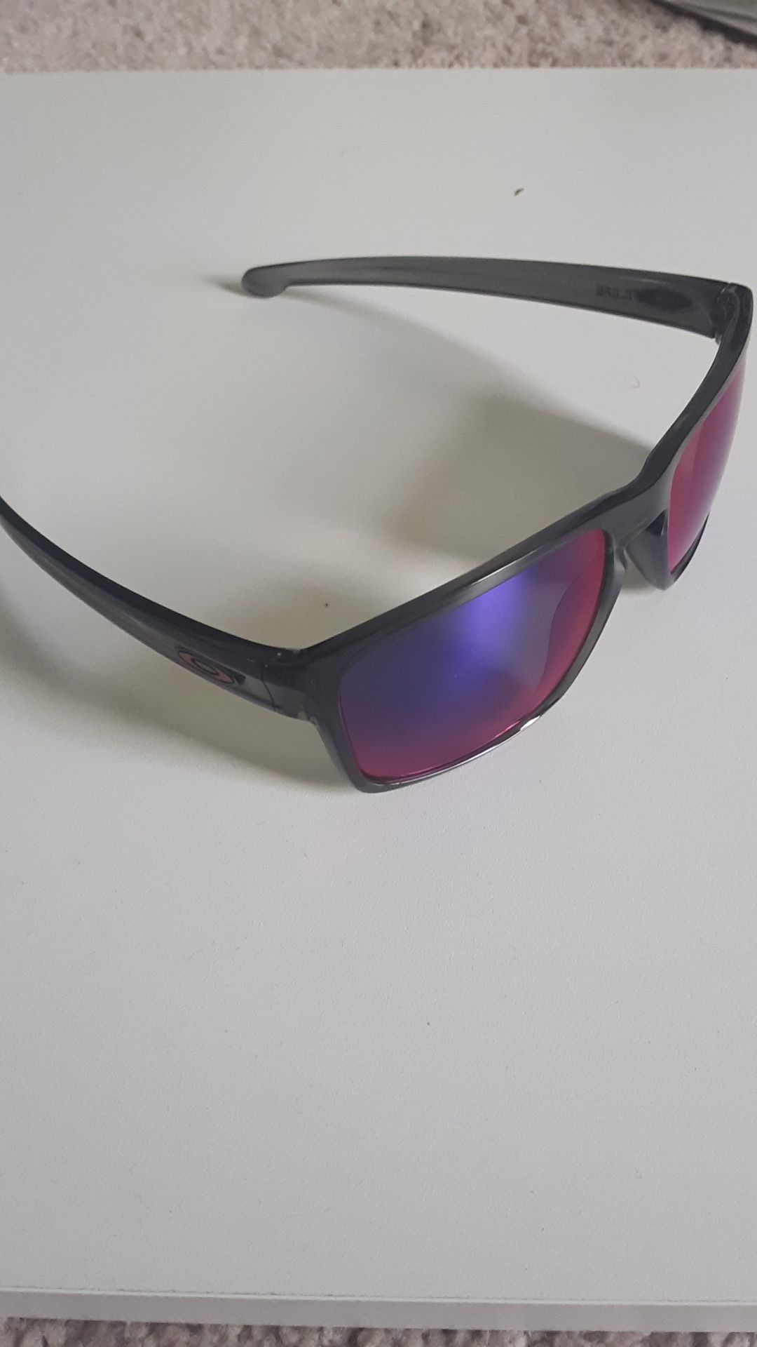 Oakley Sliver +Red Iridium Polarized Sunglasses