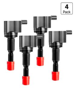 4PCS Ignition Coil Pack Compatible with Honda
