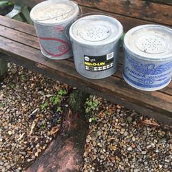 Metal Fishing Minnows Buckets $15 Each