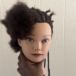 Afro Hair Mannequin Head 