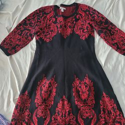 Red/Black Sweater Dress
