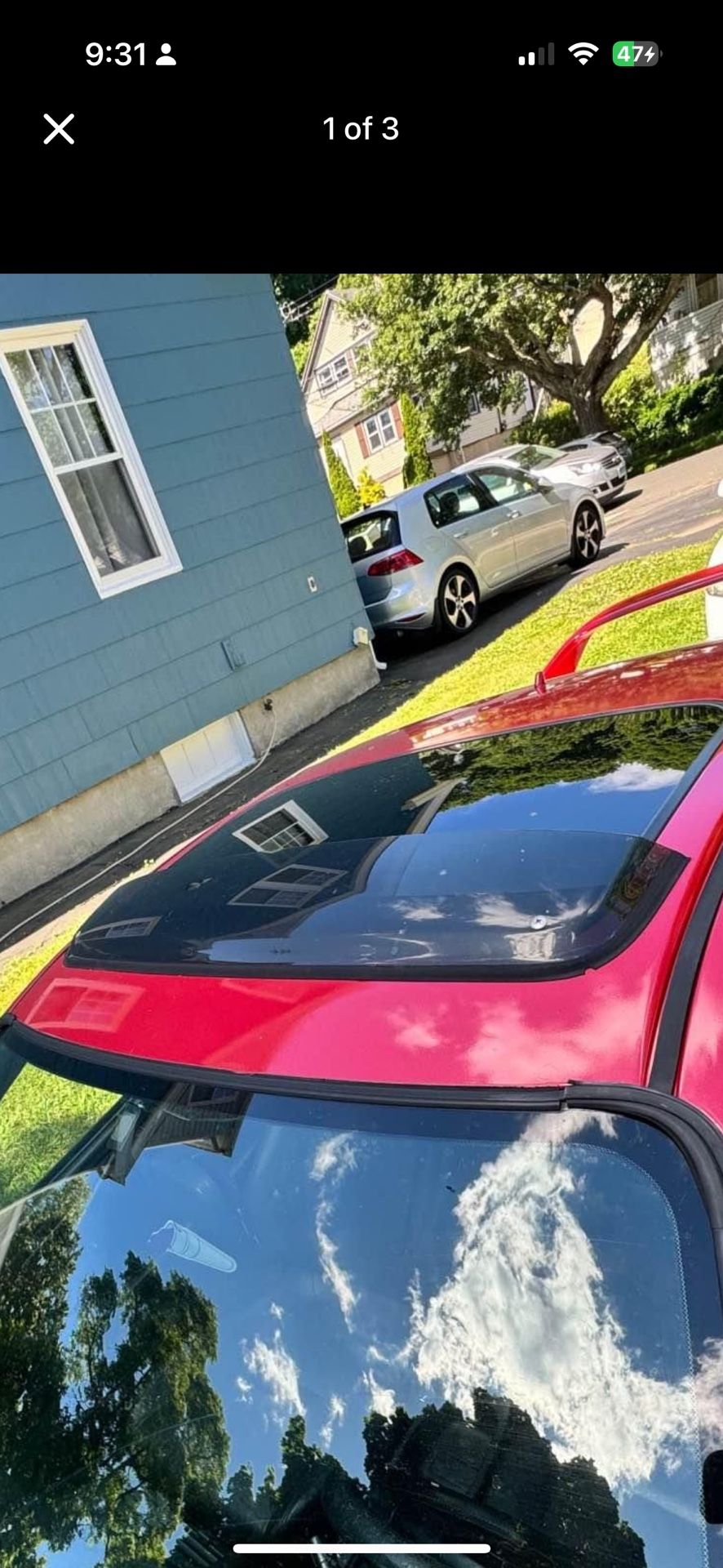 honda or integra sunroof window visor