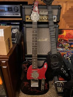 Autographed guitar... Disturbed!!!