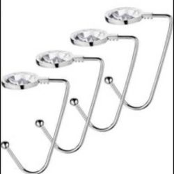 Brandnew 4Pcs Christmas Stocking Holders Mantel Hooks Hanger Safety Hang Grip Stockings Clip