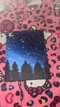 Night sky  painting 🌌