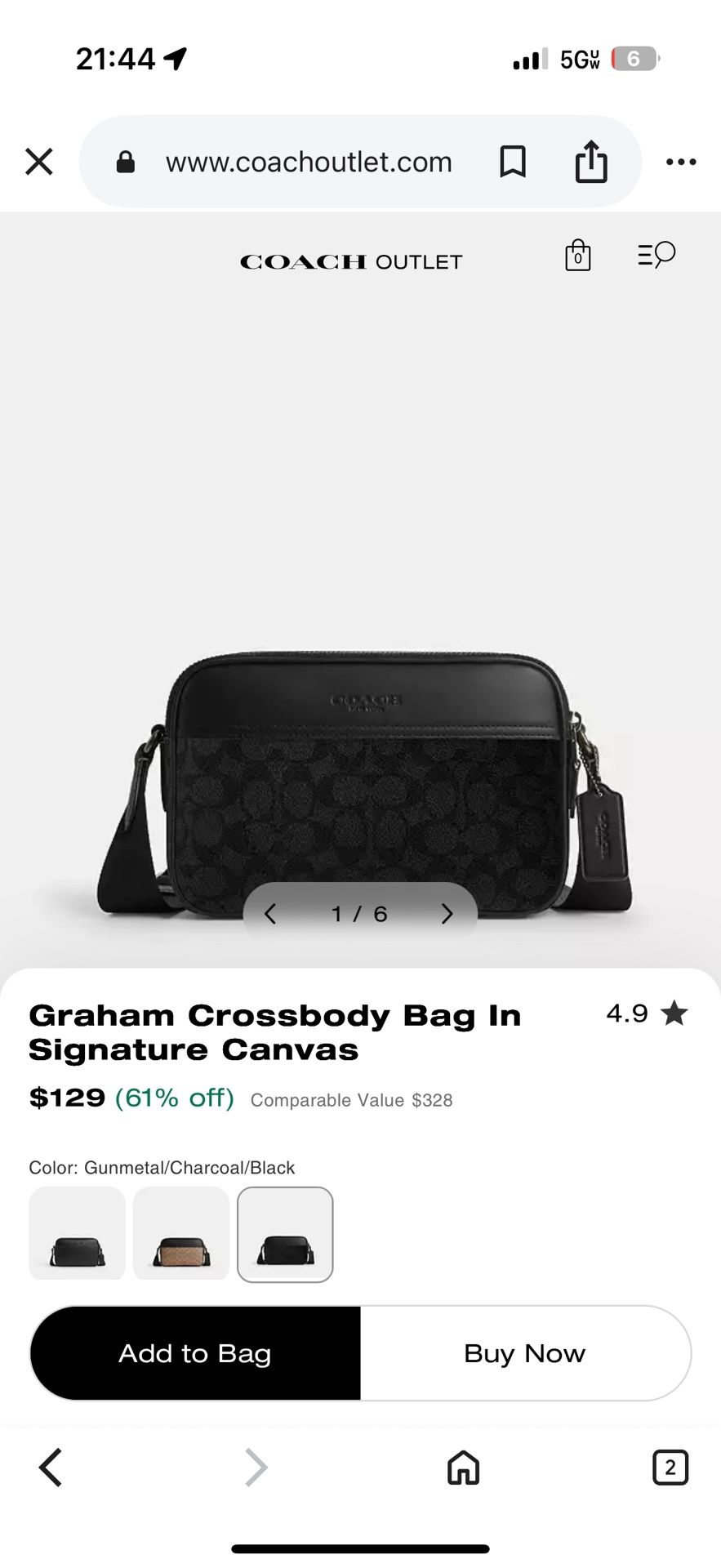 Coach Graham Crossbody Bag