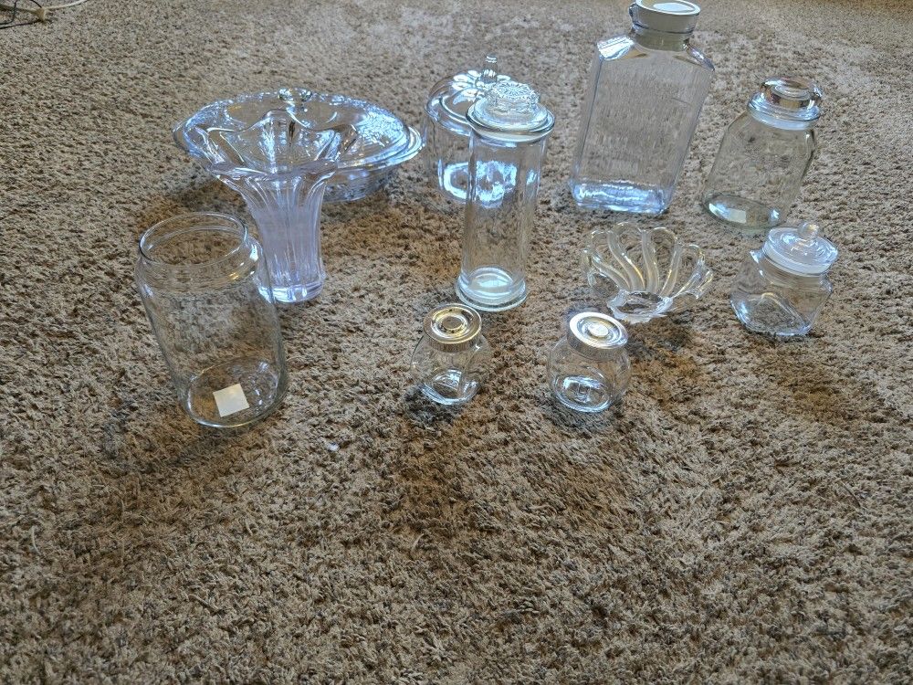 Glass Vases And Jars