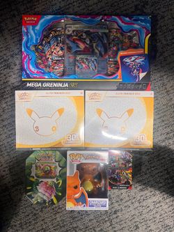 Pokemon 30th ETB, Ascended Heroes, Chaos Rising, Pitch Black Lot