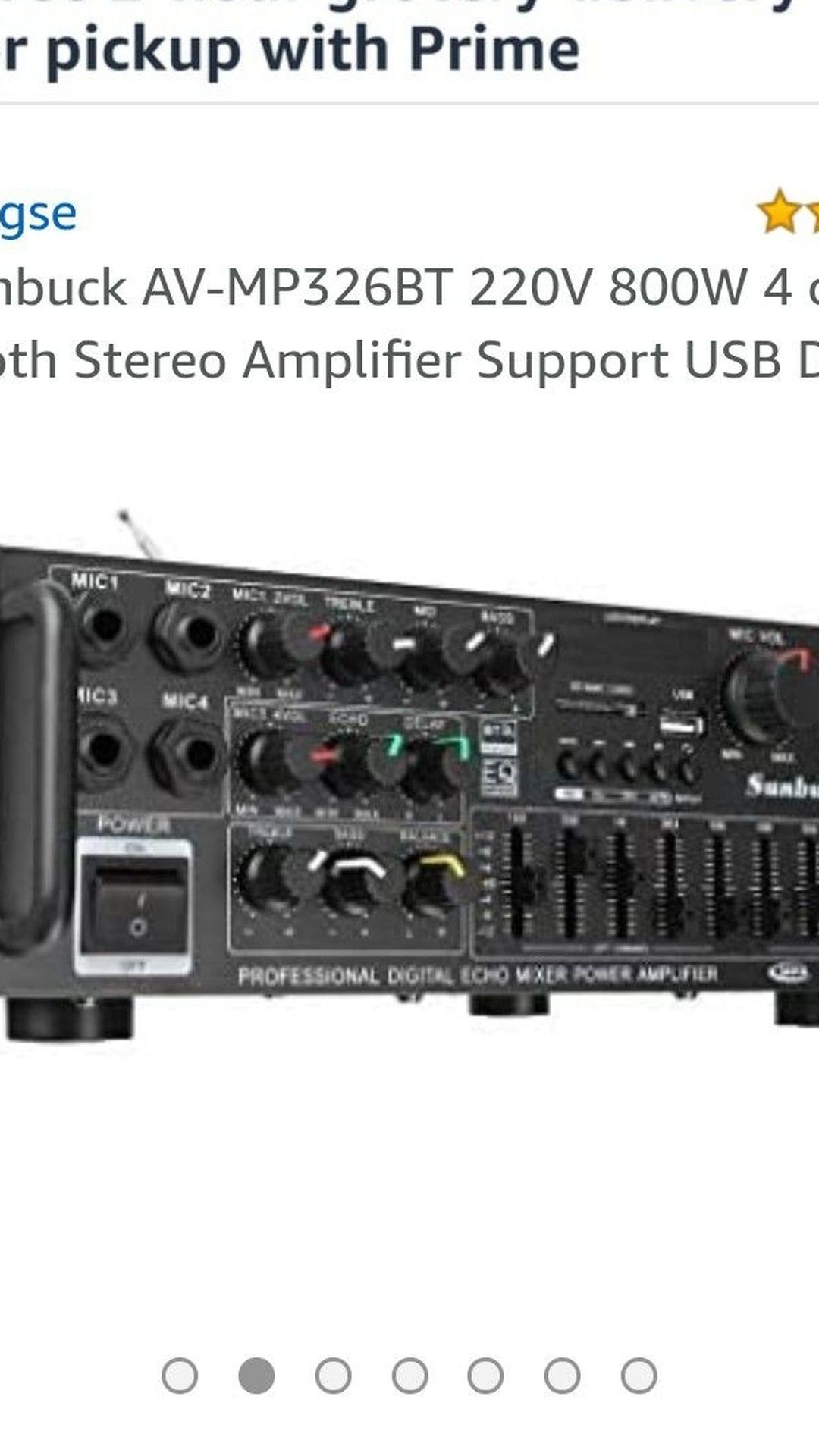 Stereo amplifier brand new