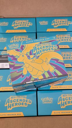Ascended Heroes Elite Trainer Box ETB Pokemon Trading Card Game TCG
