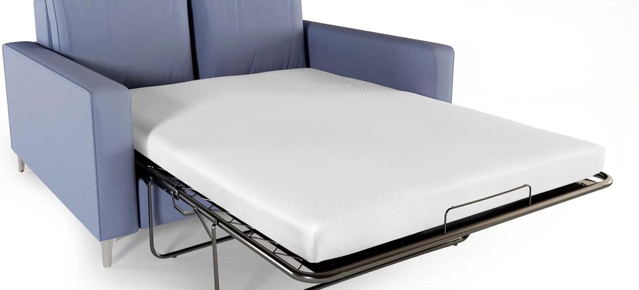 New Full Size 4.7 Inch Memory Foam Mattress Replacement with Washable Cover for Sleeper Sofa and Couch Beds, Full Size, CertiPUR-US Certified (Sofa N