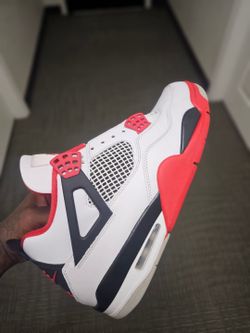 Air Jordan 4 Retro "Fire Red" 2020, Size 11.5, Professionally Refurbished