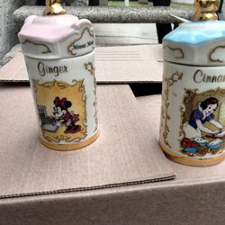 Disney Collectibles Spice Jars