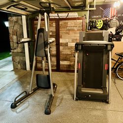 Treadmill And Pull-up Bar
