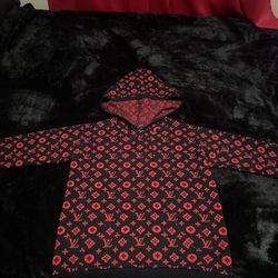 Red & Black LV Hoodie 
