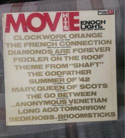 Movie Hits Enoch Light & The Light Brigade Clockwork Orange Vinyl Lp Record
