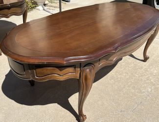 Wooden coffee table