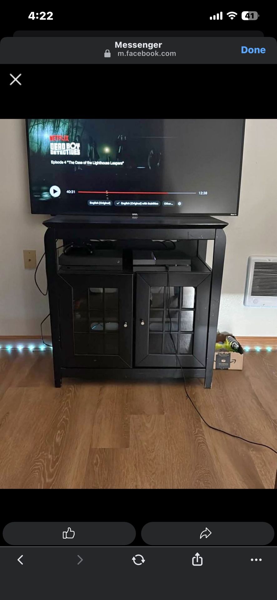 Entryway Storage Cabinet With Shelving