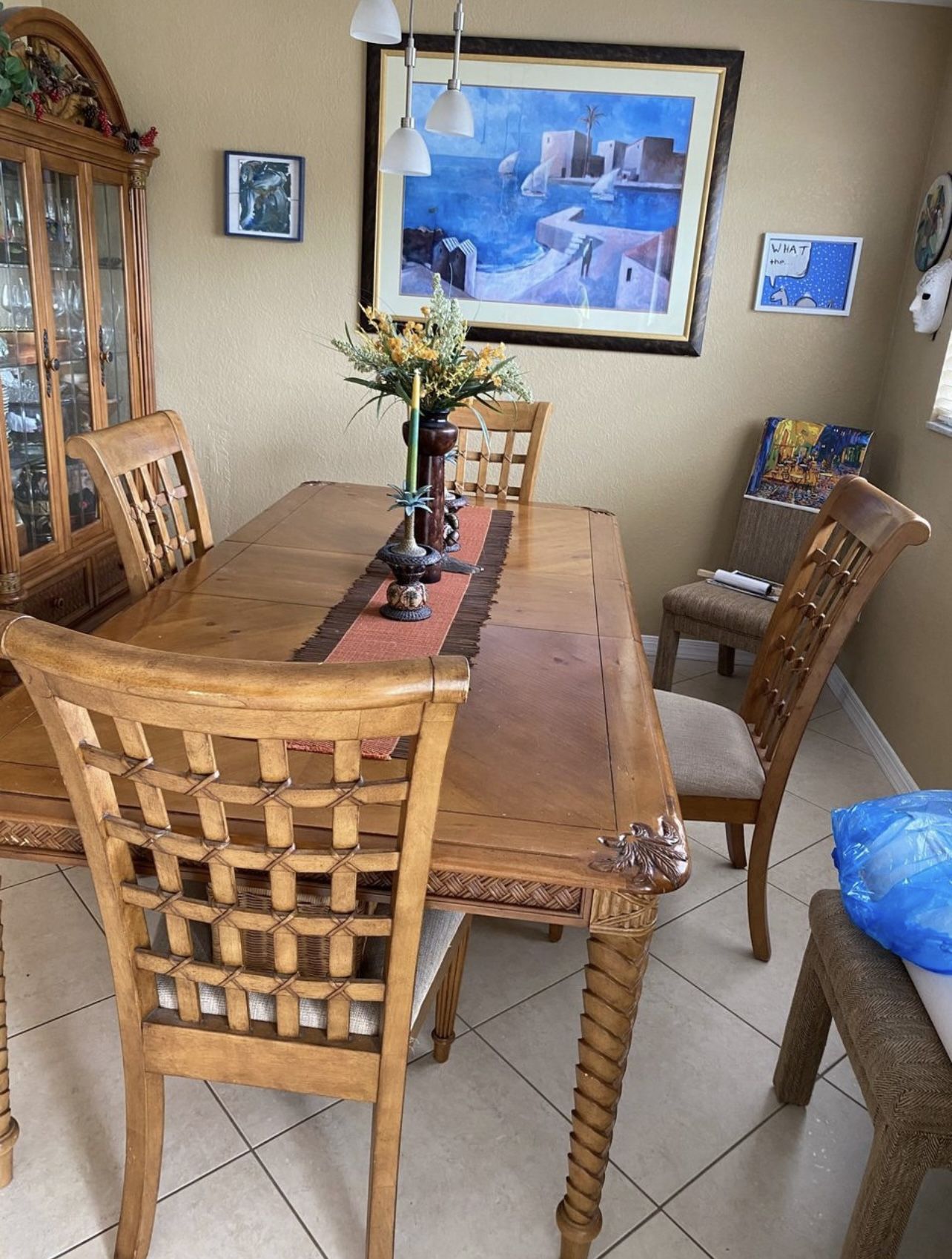 Table With 6 Chairs