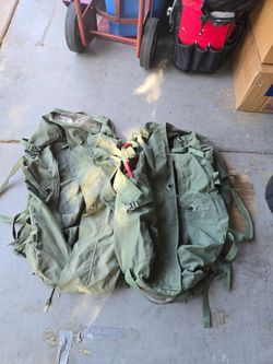 2 military seabags or carrier bags $10 each