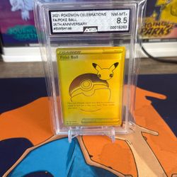 Pokeball Pokemon Celebrations Ags 8.5
