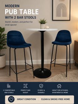 Pub table and chairs