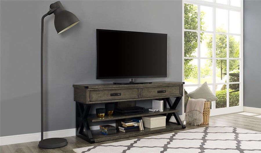 *Brand New* Blake TV Stand for TVs up to 70", Weathered Oak