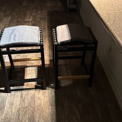 Bar Stools Set Of Two 