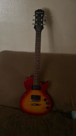 Les Paul Style Electric Guitar Cherry Sunburst