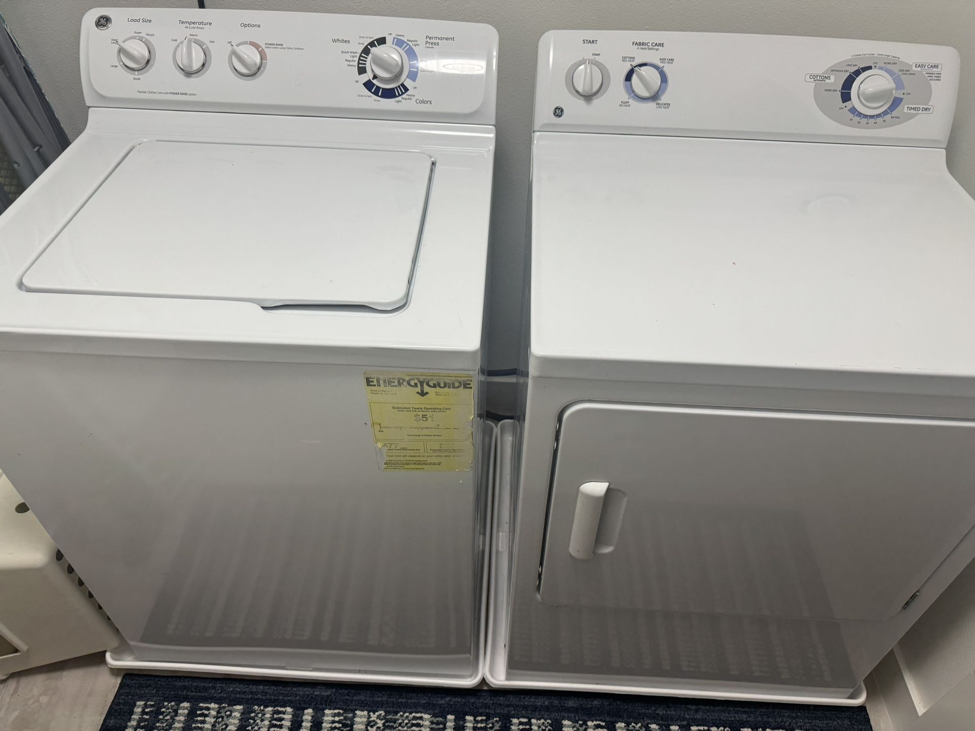 GE Washer And Dryer