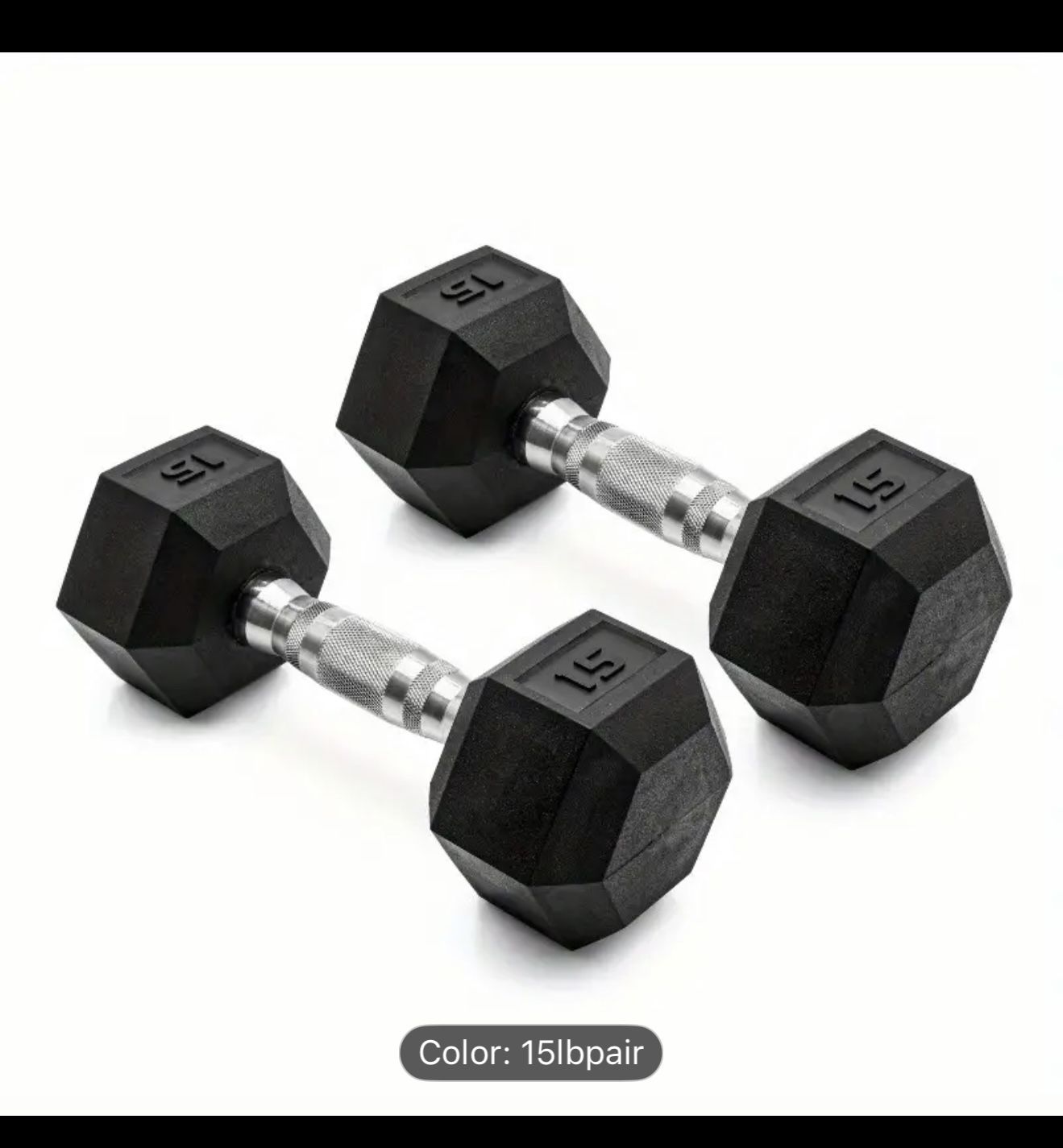 Cap 15lbs Dumbbell