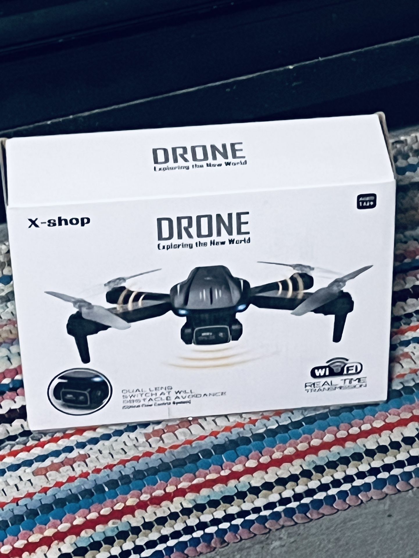 Brand new Drone with REAL WIFI TRANSMISSION Camera 1080P HD, FPV Drones with 2 Batteries,