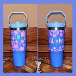 Stanley Flip straw, Sakura Azure